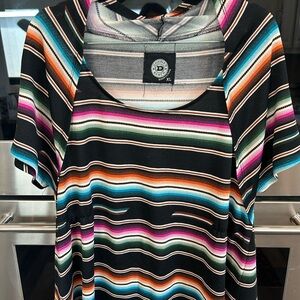 Double D Ranch serape blouse, XL, very slight wear/overall GUC